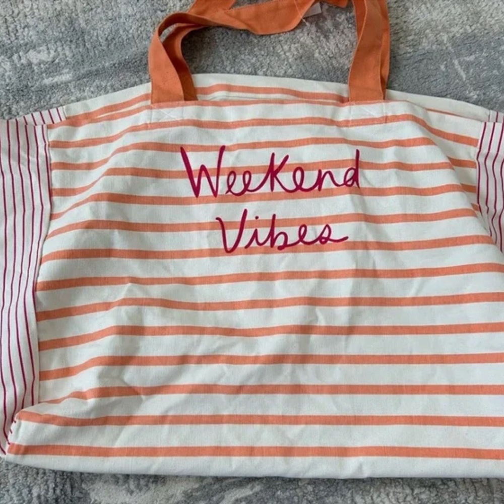 LOFT Canvas Tote Bag NWT